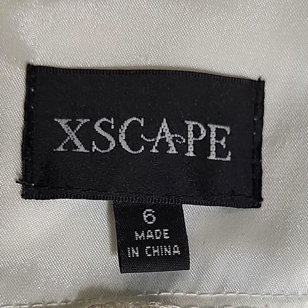 Xscape Blue and White Embellished Mini Dress - Picture 2 of 8